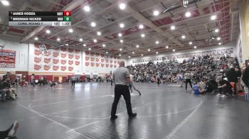 150 lbs Cons. Round 7 - Brennan Kicker, Highland vs James Kosza, Hartland