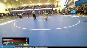 160 lbs Champ. Round 1 - Tyson Tucker, Potlatch vs Hunter Rose, Priest River