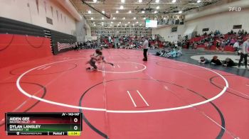 143-147 lbs Round 2 - Aiden Gee, Ralston Valley vs Dylan Langley, Roosevelt