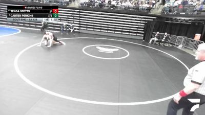 6A 138 lbs Champ. Round 1 - Carter Perkins, Syracuse vs Tekoa Stotts, American Fork