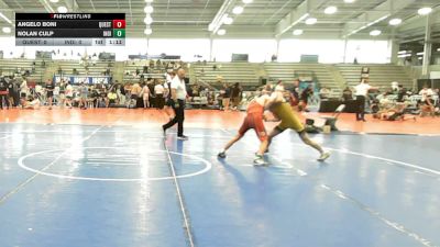 106 lbs Rr Rnd 3 - Angelo Boni, Quest School Of Wrestling Gold - HSB vs Nolan Culp, Indiana Outlaws Black - HSB