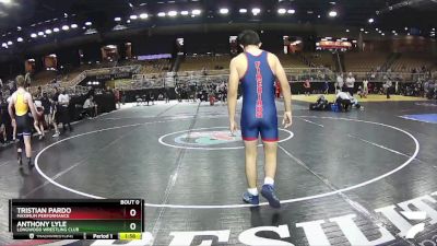 165 lbs Round 4 - Tristian Pardo, Maximum Performance vs Anthony Lyle, Longwood Wrestling Club