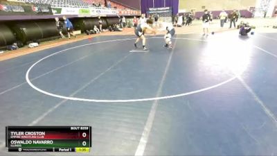 212-214 lbs Round 3 - Tyler Croston, Empire Wrestling Club vs Oswaldo Navarro, Illinois