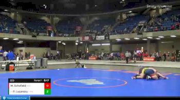 220 lbs Champ. Round 2 - Patrick Lucansky, Carmel Catholic vs Matthew Schofield, Oswego