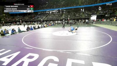 Champ. Round 1 - Brock Bonte, Garretson vs Gage Reichert, Parkston