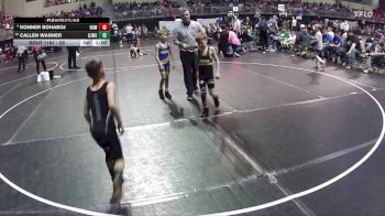 62 lbs Champ. Round 2 - Callen Warner, Gothenburg Junior Wrestling Club vs Konner Bohaboj, Howells-Dodge