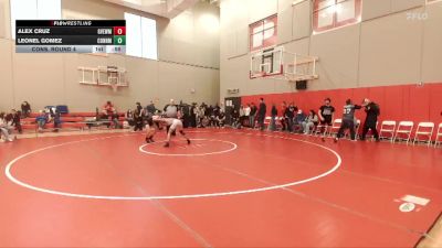120 lbs Cons. Round 4 - Alex Cruz, Grandview vs Leonel Gomez, Connell
