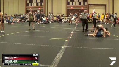 125 lbs Round 1 (6 Team) - Ryan Mitchell, Mat Assassins vs Connor Urig, Triumph WC Black