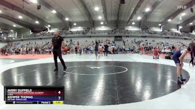 87 lbs Round 1 - Avery Duffield, Thoroughbred Wrestling Academy (TWA) vs Kemper Thomas, Victory Wrestling