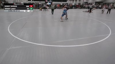150 lbs Cons. Rd Of 64 - Rowdy Narron, BullTrained Wrestling vs Jeremy Lakey, Owasso Takedown Club