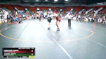 225 lbs Round 1 - Sydney Smith, Portage Central vs AnnMarie Green, Barbarian Bulls WC