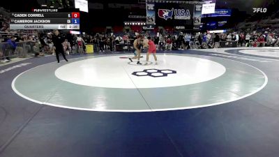 113 lbs Quarters - Caden Correll, IL vs Cameron Jackson, CA