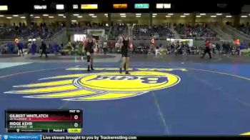 152 lbs Semis & 1st Wrestleback (8 Team) - Gilbert Whitlatch, 4A Tillamook vs Ridge Kehr, 4A La Grande