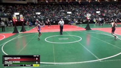 92 lbs Quarterfinal - Malaya Hughes, Unattached vs Kendyll Salyer, SEN3