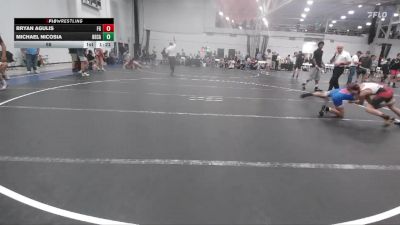 98 lbs Round 2 (6 Team) - Bryan Agulis, Frost Gang vs Michael Nicosia, BECA