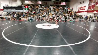 150 lbs Champ. Round 2 - Dennis Thornock, Riverton vs Carston Bartlett, Rawlins
