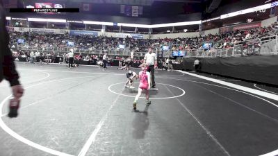 45.3-49 lbs Round Of 16 - Paisleigh Smith, Sparta Junior Bulldogs vs Clara Hughes, Moen Wrestling Academy