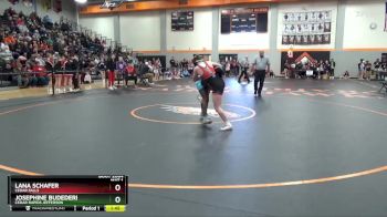 135 lbs Quarterfinal - Lana Schafer, Cedar Falls vs Josephine Budederi, Cedar Rapids Jefferson