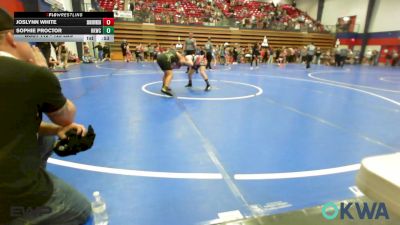 125 lbs Rr Rnd 1 - Joslynn White, Skiatook Youth Wrestling vs Sophie Proctor, Henryetta Knights Wrestling Club