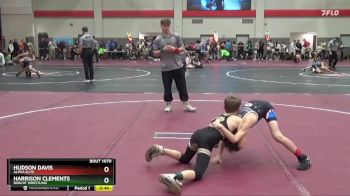 65 lbs Cons. Round 3 - Harrison Clements, Bobcat Wrestling vs Hudson Davis, Alpha Elite