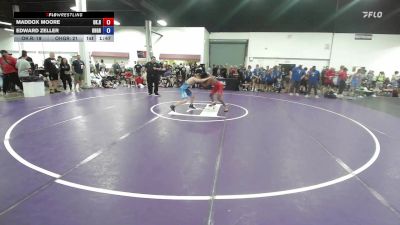 126 lbs Maddox Moore, Oklahoma Red vs Edward Zeller, Ohio Gray