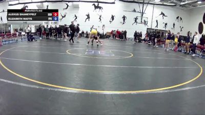 145 lbs Round 2 (16 Team) - Elizabeth Watts, Point Park vs Alexus Shaneyfelt, Siena Heights University