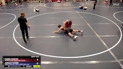 136 lbs Round 1 - Kadin Martin, Scoring Edge Wrestling Center vs Adrian Naser, NRHEG Panther Youth Wrestling Club