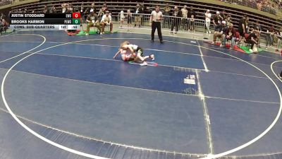 45 lbs Cons. Sub-quarters - Justin Stoddard, Elko Wrestling Club vs Brooks Harmon, Payson Lions Wrestling Club