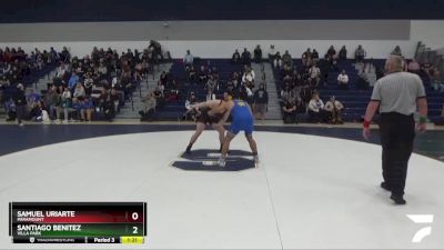 190 lbs Cons. Round 4 - Luke Chiarini, Tustin vs Nathaniel Flores, Valencia Placentia