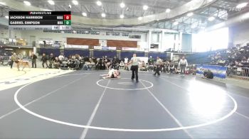 116 lbs Semifinals (4 Team) - Gabriel Simpson, Minisink Valley vs Jackson Harrison, Webster Schroeder High Sch