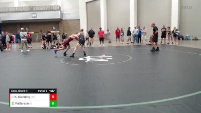 116 lbs Cons. Round 4 - Kalob Manning, Providence vs Caleb Patterson, Intense Wrestling