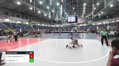 85 lbs Consi Of 16 #2 - Cason Horn Beanland, Dove Creek vs Uriah Garcia, Alamosa Wrestling