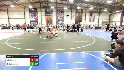 195 lbs Rr Rnd 2 - Leo Hess, Claws Ohio Black vs Marcus James, CKWA