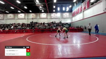 150 lbs 7th Place - Jason Comeau, South Shore Tech vs Borese Antropov, Southwick-Tolland