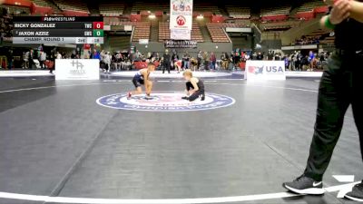 Intermediate Boys - 59 lbs Champ. Round 1 - Jay Hernandez, Madera Wrestling Club vs Royce Davidson