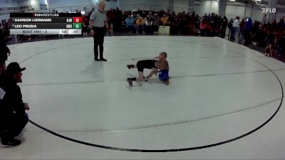 3 lbs Quarterfinal - Dawson Liermann, Norfolk Jr Wrestling vs Leo Prusia, Gibbon Wrestling Club