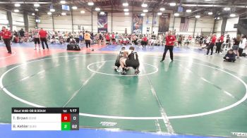 285 lbs Round Of 32 - Thomas Brown, Doughboy Black vs Brock Kehler, Quest School Of Wrestling Gold