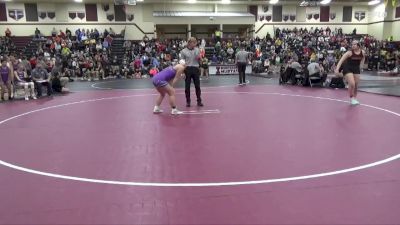 JV-25 lbs Quarterfinal - Alena Mahmutovic, Cedar Falls vs Brooklynn Simons, AGWSR