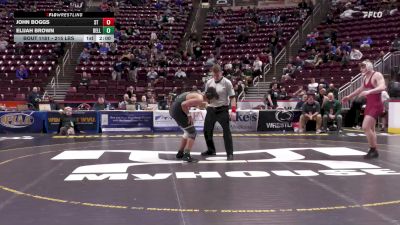 215 lbs Quarterfinal - John Boggs, St Joseph's Prep vs Elijah Brown, Belle Vernon