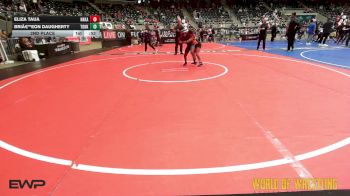 73 lbs 2nd Place - Eliza Taua, Nakamura Wrestling vs Briâ€™eon Daugherty, Team Of Hard Knox
