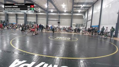 145 lbs Quarterfinal - Zachary Parks, Carlisle vs Easton Matthews, Mifflintown