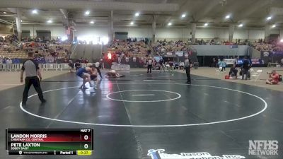 A 215 lbs Cons. Semi - Landon Morris, Cheatham Co. Central vs Pete Laxton, Soddy Daisy