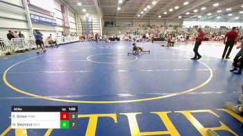 90 lbs Rr Rnd 2 - Ethan Gross, Roman Legion vs Hayden Seymour, Micky's Maniacs Black