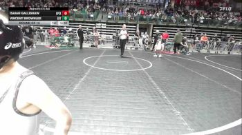 57 lbs Round Of 16 - Isaiah Gallishaw, Apex vs Vincent Brownlee, Eht
