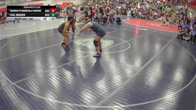 190 lbs Quarterfinal - Queen-Fuamatala Moniz, Auburn vs Ava Jensen, Rogers
