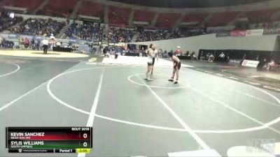 3A-132 lbs Champ. Round 1 - Kevin Sanchez, Neah-Kah-Nie vs Sylis Williams, South Umpqua