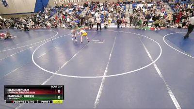 70 lbs Cons. Round 2 - Marshall Green, Centerville vs Nash Mecham, Champions Wrestling Club