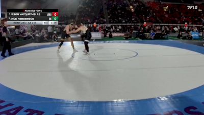 5A 215 lbs Quarterfinal - Jason Vazquez-Islas, Jerome vs Jack Henderson, Bishop Kelly