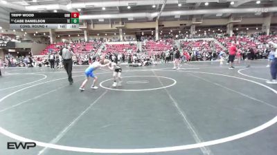 58 lbs Cons. Round 4 - Tripp Wood, Greater Heights Wrestling vs Case Danielson, Texas Elite