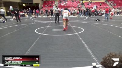 150 lbs Cons. Semi - Mason Guerrero, JUIC3 ACAD3MY WRESTLING vs Andres Valencia, Nebraska Boyz